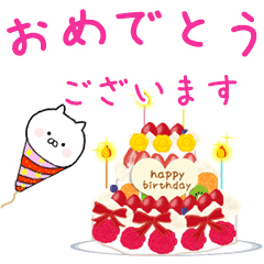 Usable Daily Sticker Happy Birthday Line貼圖 Line Store