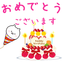 Usable Daily Sticker Happy Birthday Line貼圖 Line Store