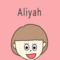 Aliyah cute sticker.??!*!!!!?!*??