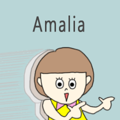 Amalia cute sticker.!!*!????!!?