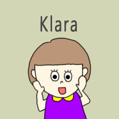 Klara cute sticker.*!***??****!!*!*