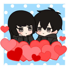 Low tension couple sticker animated 2