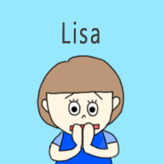 Lisa cute sticker.*?!