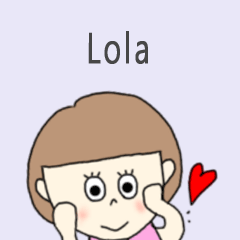 Lola cute sticker.!!!**?!?*!!!*?!!*?**!