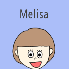 Melisa cute sticker.**???!?****!***?