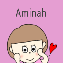 Aminah cute sticker.!!!!*!*