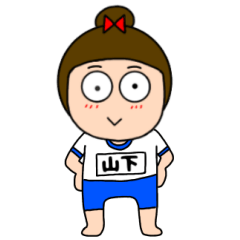 Gym clothes girls Yamasita