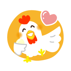 Standard stickers for cute animals