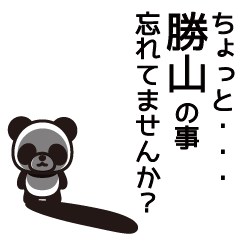 Katsuyama Panda Sticker