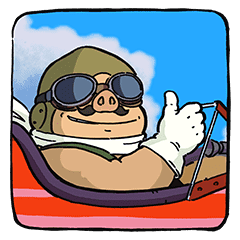 Porco Rosso Stickers Line Line Store Porco Rosso Stickers Line Line Store