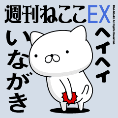 Move "INAGAKI" name sticker