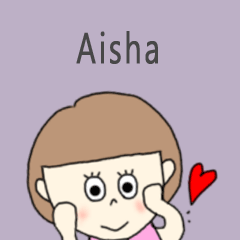 Aisha cute sticker.*?*?!?*!**!*?