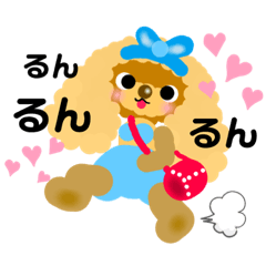 Toy Poodle Smiley Love-chan
