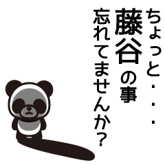 Fujitani Panda Sticker