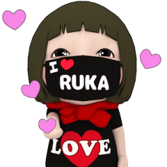 Red Towel#1 [I LOVE RUKA]Japanese