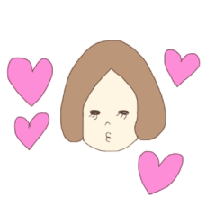 Adult girl Honorific Sticker