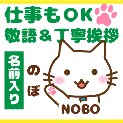 NOBO:Polite greetings.Animal Cat