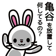 Kametani Rabbit Sticker