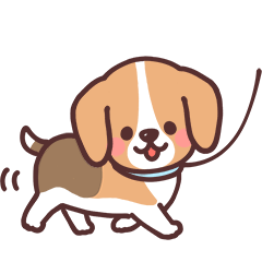 Beagle puppy Sticker