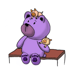 LavenBear and his piglet