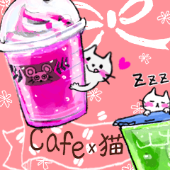 ＊カフェ風＊大人かわいいスタンプ【猫】