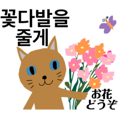 한국어 고양이 스탬프 2