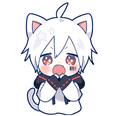 Mafumafu Animation sticker (cat)