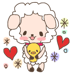 sheep cute Stamp