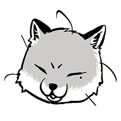 "Sennen Kitsune From Sojinki"sticker