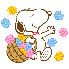 Super Spring Snoopy Animated Stickers Line Stickers Line Store