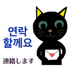 毎日楽しいニャンコ★丁寧な韓国語3