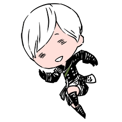 Line Creators Stickers Nier Automata 9s