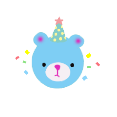cuty blue bear