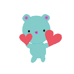 cuty mint bear