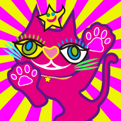 SHOCKING PINKiee the Cat <For Basic J2>
