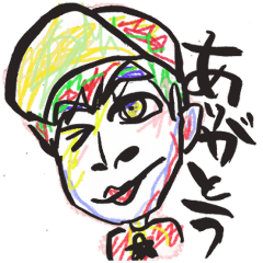 Doodle style crayon