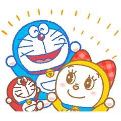 animasi bergerak doraemon