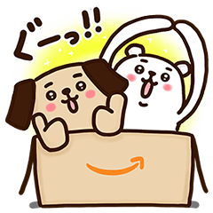 Amazon.co.jp's Pochi Stickers