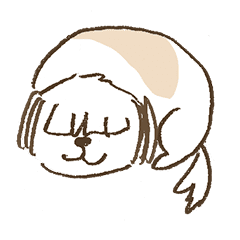 前髪が長いシーズー犬 Line スタンプ Line Store