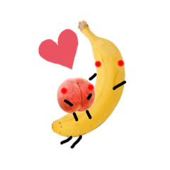 バナナくんと桃ちゃん Line スタンプ Line Store バナナくんと桃ちゃん Line スタンプ Line Store