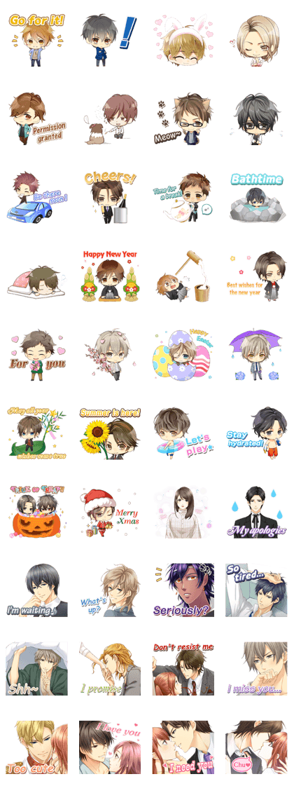 Line クリエイターズスタンプ ハニーマガジン第二弾 英語版