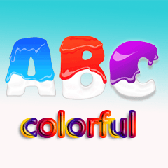 ABC colorful