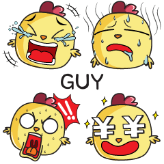 GUY Emoji chicky e