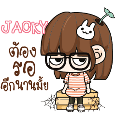 JACKY Grumbling girl. e