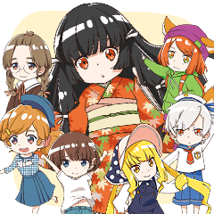 じゃけ女スタンプ 広島弁