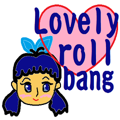 Lovely roll of bangs