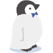 Baby Emperor penguin's Sticker