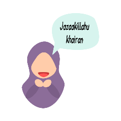 Muslimah text Stiker LINE LINE STORE Muslimah text Stiker LINE LINE STORE