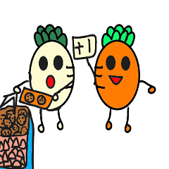 Twins carrots