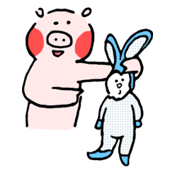 Loveable Piglet _ Hangout with My Buddy